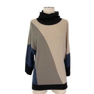 Mac & Jac- Dolman Turtleneck Sweater Size Large